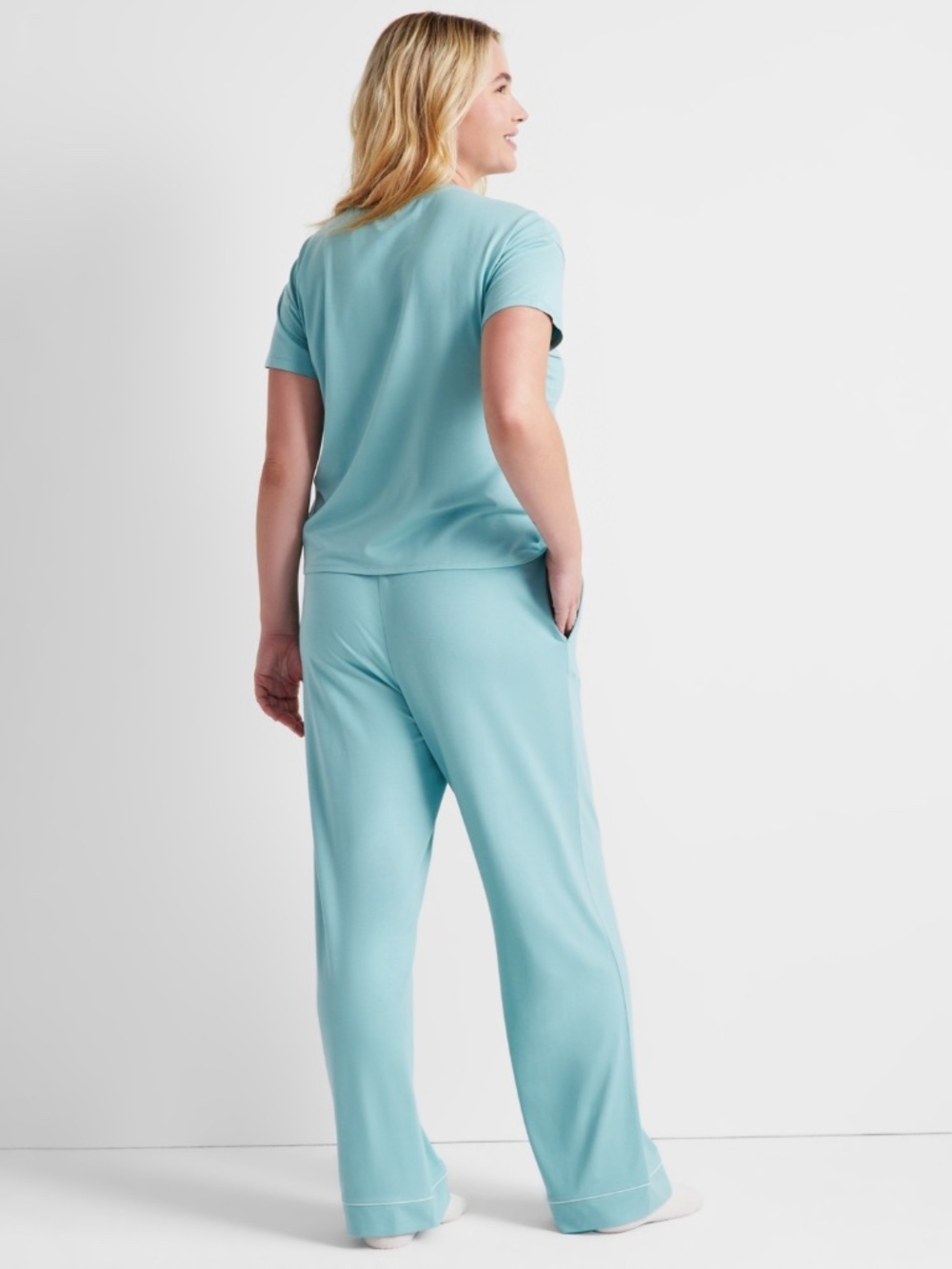 State of Day Women's 2-Piece Fluid Knit Pajama Set LARGE NWT - Picture 3 of 3